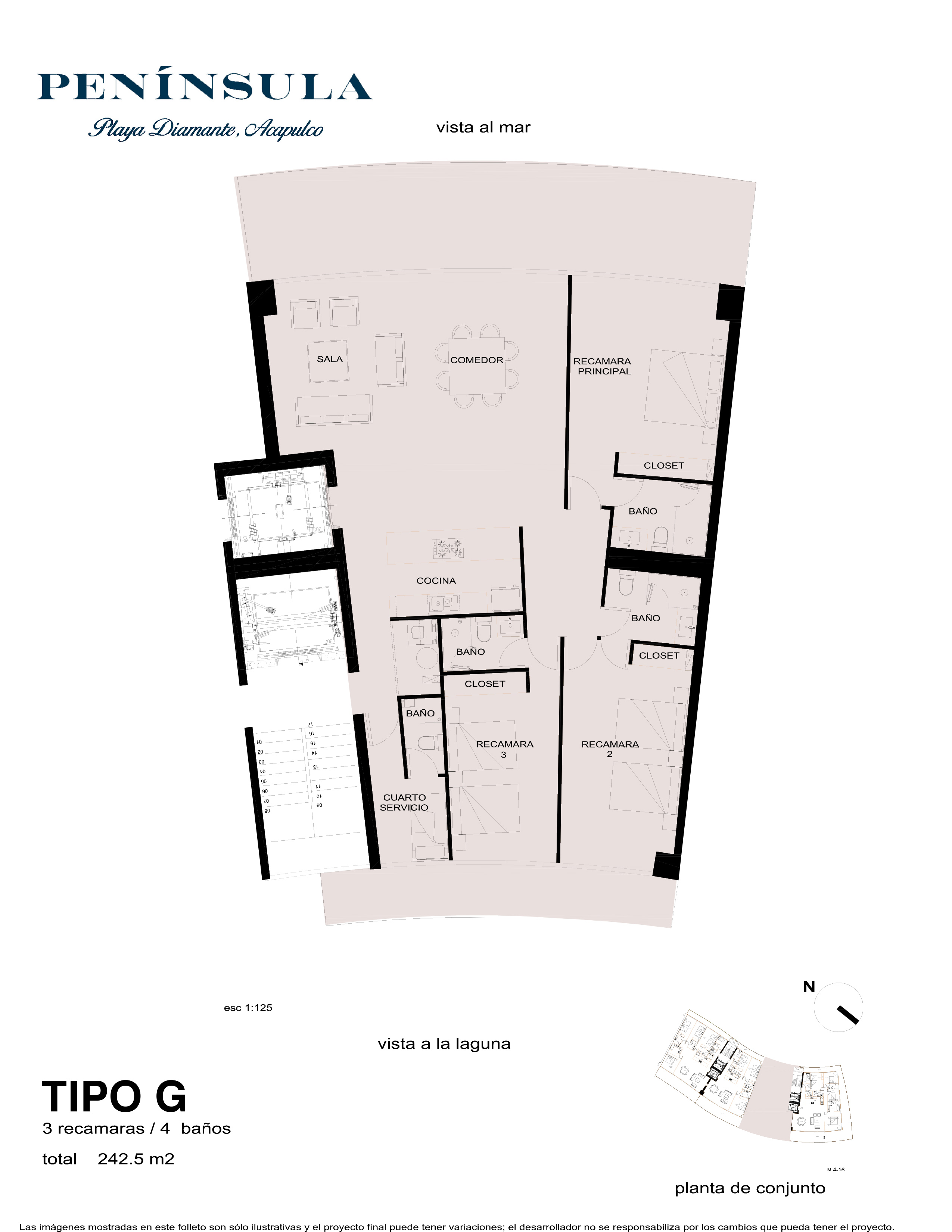 Península Tower G5 - Plano 1